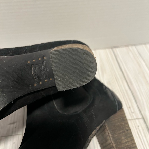 Trask Women’s booties heels black size 7.5 - Picture 8 of 12